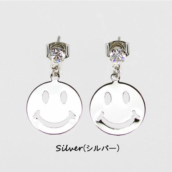 スマイル モチーフ ピアス スマイルマーク smile ニコちゃん