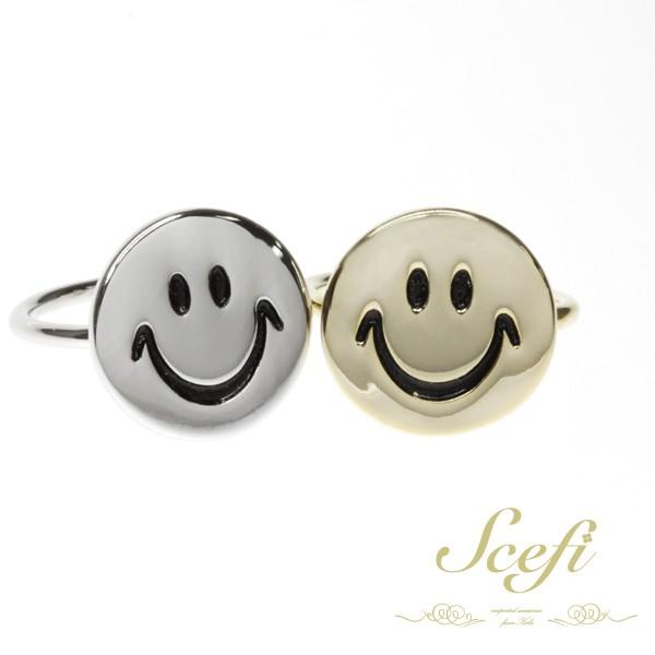 限定製作 スマイル リング おしゃれ あすつく対応 ニコちゃん Smile スマイルマーク 指輪 カラー ゴールド Www Anarique Net