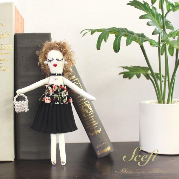 SALE】ドールバッグチャーム ベアトップドレス パール 花 ビジュー