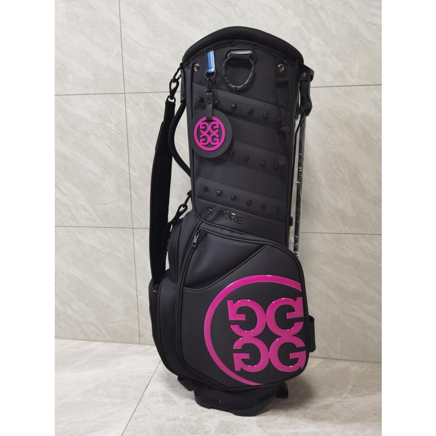 新品ジーフォアG/FOREゴルフバッグ　キャディバッグ防水 G/FORE ゴルフジーフォア ゴルフバッグ スタンドゴルフバッグ PUレザー