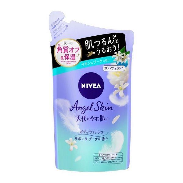 【容れもの売りわたす】【1容れもの18個入】名取り草 ニベア 天使ひと肌 ボディウォッシュ サボン\u0026胸花の芳ばしさ つめかえ用 360ml コスメ、美容、ヘアケア-ボディケア-ボディソープ