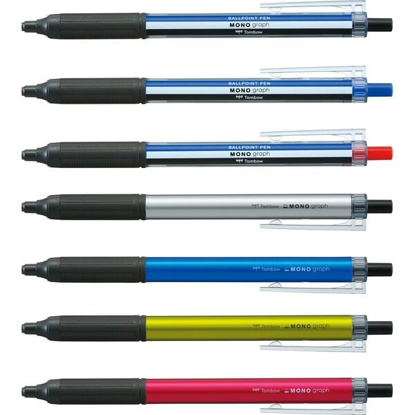 筆記具 YAGA. MONO モノグラフ ライト 0.5mm 油性ボールペン 黒 青 赤 トンボ鉛筆