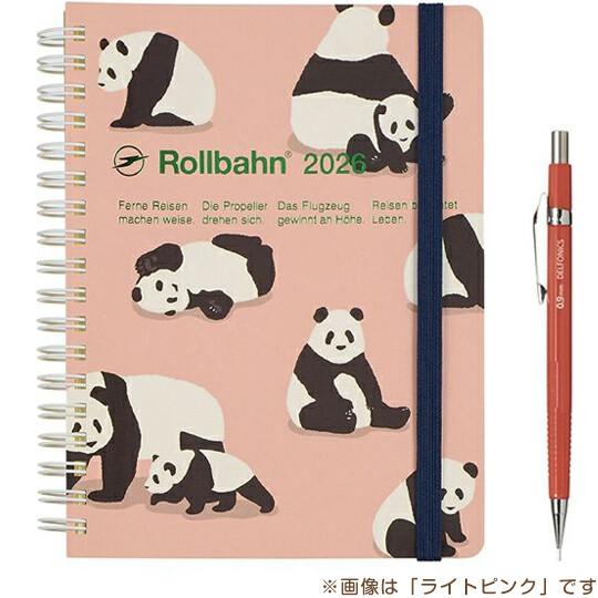 2026年 手帳 ロルバーンダイアリー アニマル L ミント シマエナガ