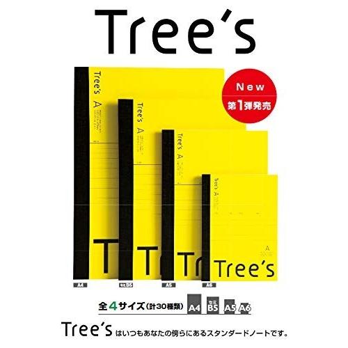 ノート Tree's セミB5 7mm罫 A罫 30枚 クリーム 5冊パック 勉強 ノート Tree's セミB5 7mm罫 A罫 30枚 クリーム 5冊パック 勉強