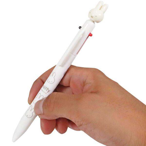 miffy ミッフィー フェイスシリーズ 3色ボールペン アイボリー 0.7mm