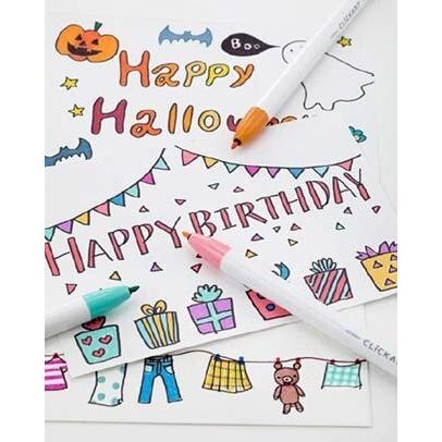 ノック式水性カラーペン クリッカート マリーゴールド サインペン マーカー イラスト アート ゼブラ 02 メール便 送料込価格 264zcrfb スクールサプライ 通販 Yahoo ショッピング