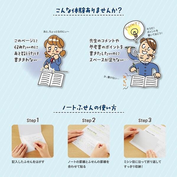コクヨ キャンパス まとめがはかどるノートふせん ドット A罫 サイド 小 付箋 勉強 受験 02 メール便 送料込価格 2oy1203i スクールサプライ 通販 Yahoo ショッピング