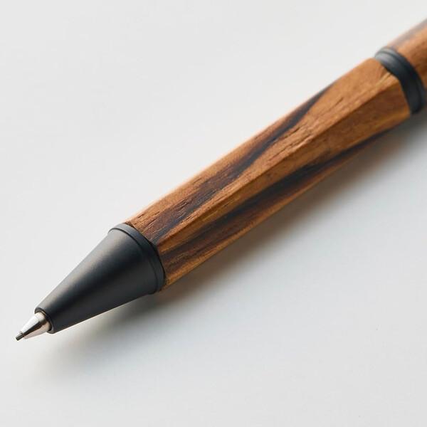 ウッドペンクラフト　シャープペンシル　0.5 シャープペンシル LIFT+ Wood リフトプラス ウッド 0.5mm ゼブラウッド
