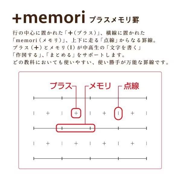 ノート Trees プラスメモリ A罫 30枚 セミB5 レッド 学習 学生 社会人 勉強 書きやすい [02] 〔合計1100円以上で購入可〕｜school-supply｜04