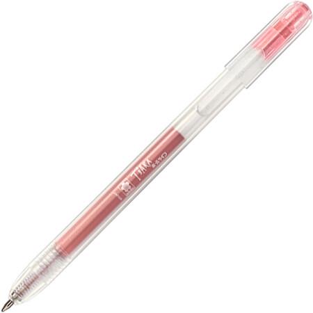 ボールサイン ティアラノック 0.8mm 単色 ルビーレッド ラメ入 水性
