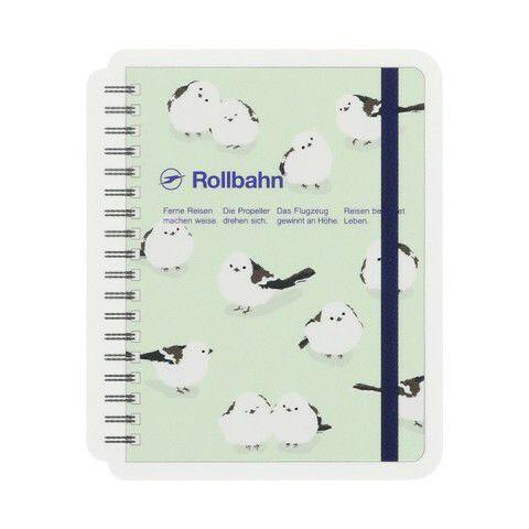 ロルバーン シール ミント L アニマル シマエナガ 鳥 4.5×4cm