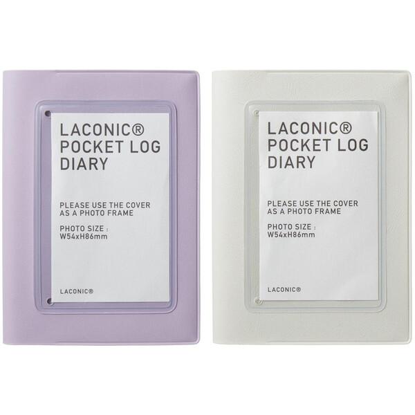 手帳 ポケットログダイアリー LPL03 2色展開 B7変形 1日1ページ 日付