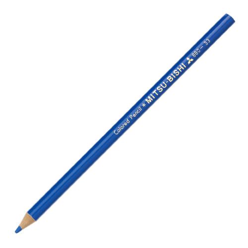 三菱鉛筆 色鉛筆 880単色 あお 1本 K880.33 単品/バラ/ばら売り ぬりえ