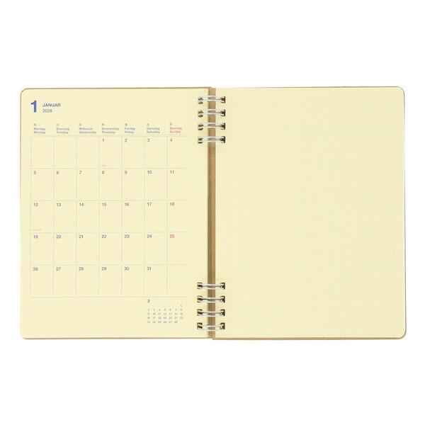 2026年 手帳 ロルバーン フレキシブル 専用 ダイアリーリフィル