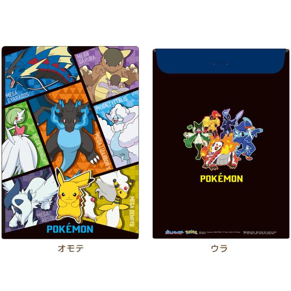 ポケモン　A4クリアファイル　メガシンカ ポケットモンスター × セブン 10月16日よりクリアファイル