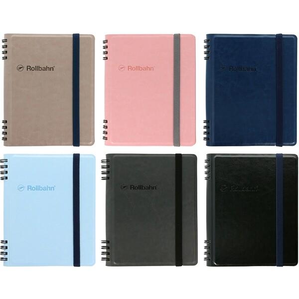 ロルバーン フレキシブル カバー L 全6色 5mm方眼メモ PPポケット付