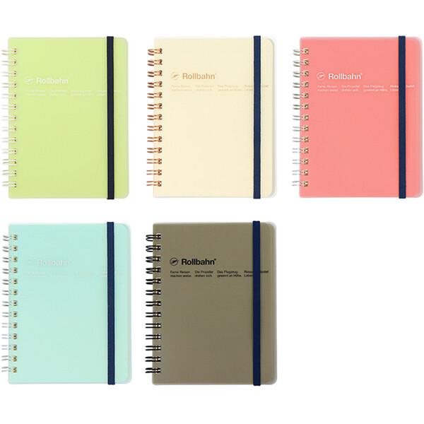 Rollbahn ポケット付きメモ帳 Lサイズ 4冊セット　mogela Rollbahn ポケット付きメモ帳 Lサイズ 4冊セット mogela Rollbahn