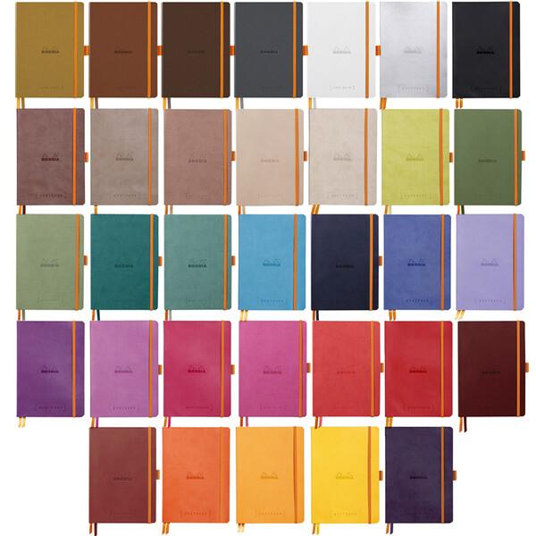 ロディア ノート RHODIA ラマ ゴールブック A5 全32色 イタリア製 合皮