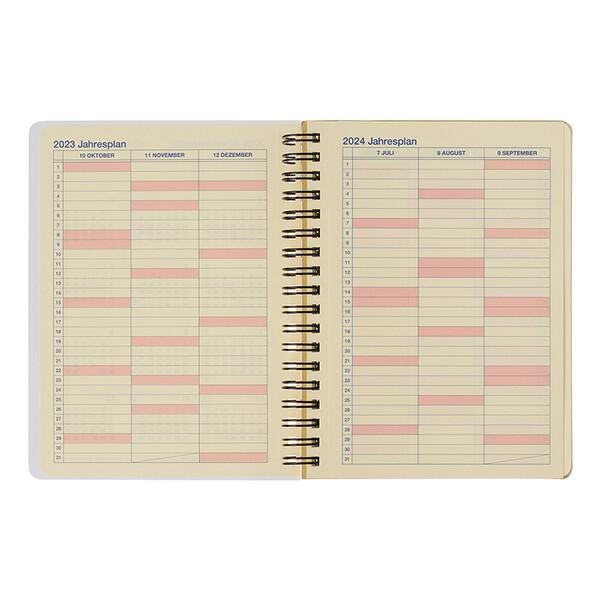 2024年 手帳 ロルバーン ダイアリー アニマル L ライトブルー