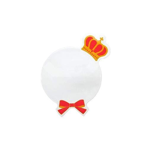 缶バッジカバー 直径57mm 王冠 3枚入 [02] 〔合計1100円以上で購入可