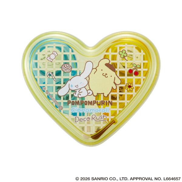 ポムポムプリン&シナモロール 2個入 デコラッシュ ハートケースセット