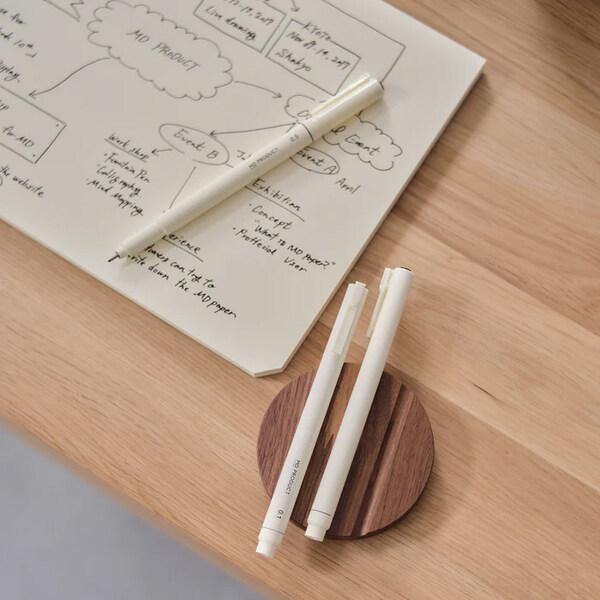 MDドローイングペン 0.1mm 黒 水性顔料 耐水性 ミリペン 日記 イラスト シンプル 日本製 ミドリ [01] 〔合計1100円以上で購入可〕 |  | 04