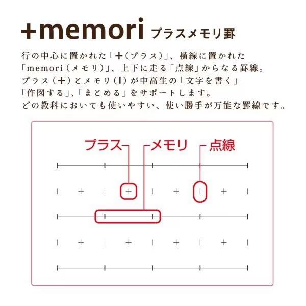 ノート Trees プラスメモリ B罫 30枚 セミB5 グリーン 学習 学生 社会人 勉強 書きやすい [02] 〔合計1100円以上で購入可〕｜school-supply｜04