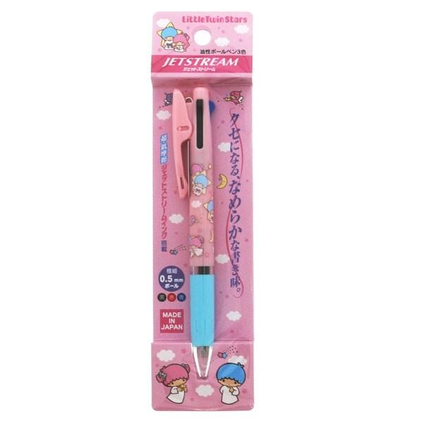 キキララボールペン⭐︎ リトルツインスター キキララ 3色ボールペン 0.5mm 油性 ジェット