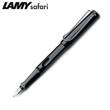 LAMY ラミー サファリ シャイニーブラック 万年筆 M [01] 〔合計1100円