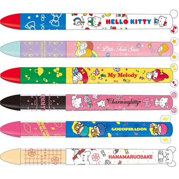 サンリオキャラクターズ mimiペン キティ キキララ はなまるおばけ 2色