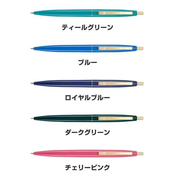 油性ボールペン ノック式 クリックゴールド 0.5mm 細字 全15色 BIC