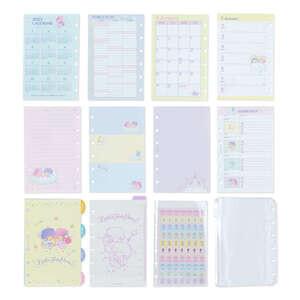 2023年 システム手帳用 リフィル セット ミニ6穴 リトルツインスターズ