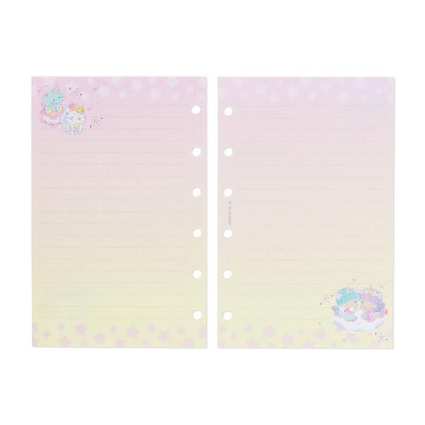 2024年 ミニ6穴用 システム手帳用リフィルセット リトルツインスターズ