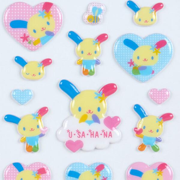 シール 思い出のサンリオ平成デザイン ウサハナ 25ピース ぷっくり