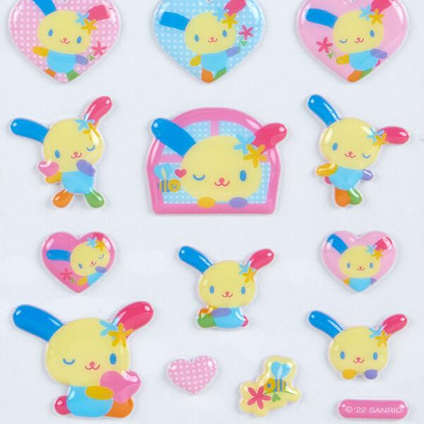 シール 思い出のサンリオ平成デザイン ウサハナ 25ピース ぷっくり
