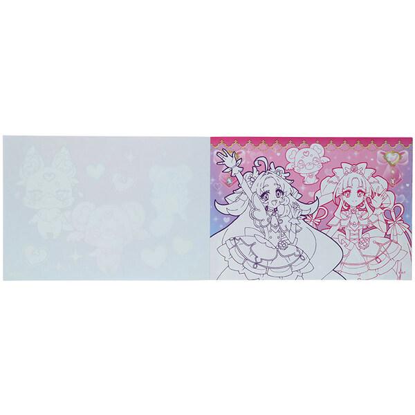 名探偵プリキュア! B6 ボリュームたっぷりぬりえ 8柄×各12枚 塗り絵