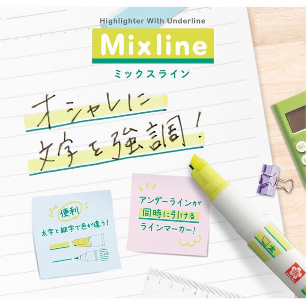 LINEラインMASTERMIND167cm&MARKERセット　初中級向け ミックスライン 水性 マーカー 細字 ツインタイプ 中高生 教科書