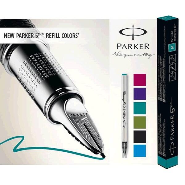 PARKER パーカー 5th テクノロジー採用 替え芯 ブラック F 「インジェ