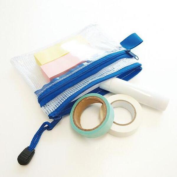 たんぽぽ メッシュケース B7 ダブルファスナー 100905110 [02] 〔合計