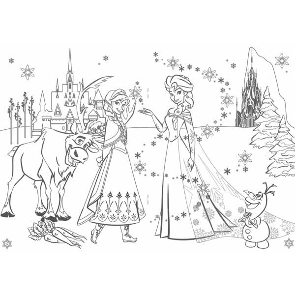 アナと雪の女王 B5 アートぬりえ [01] 〔合計1100円以上で購入可