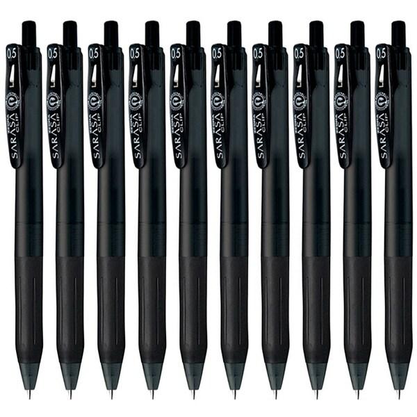 ゼブラ サラサクリップ 0.5mm 黒 クリアブラック 10本セット [02