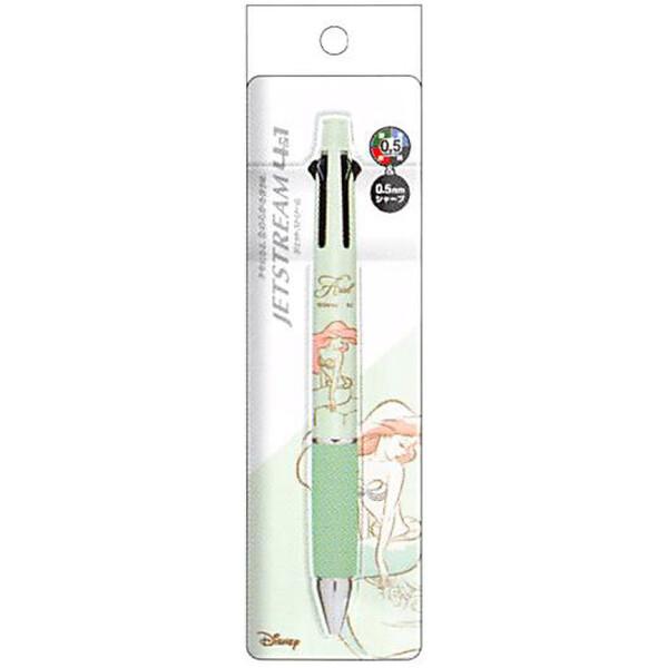 ディズニー プリンセス アリエル ジェットストリーム 4&1 0.5mm 4色