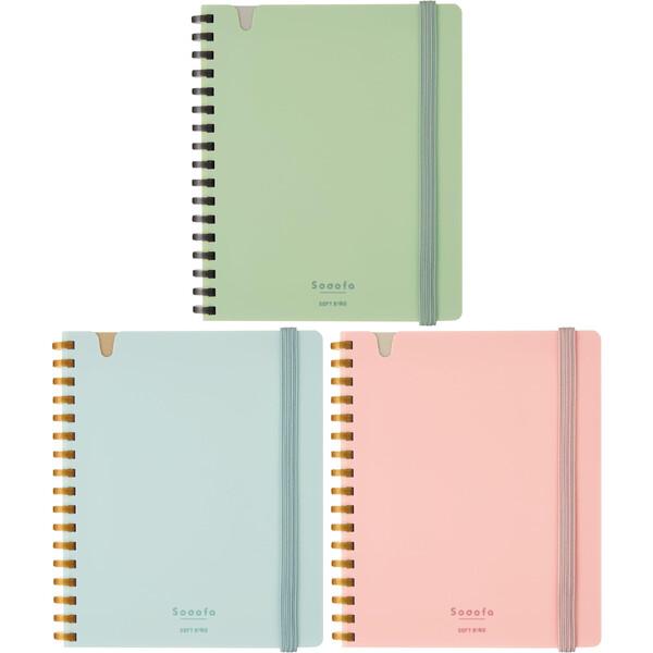 コクヨ 限定品 Sooofa ゴム付きリングノート 読売新聞切り抜きポケモン