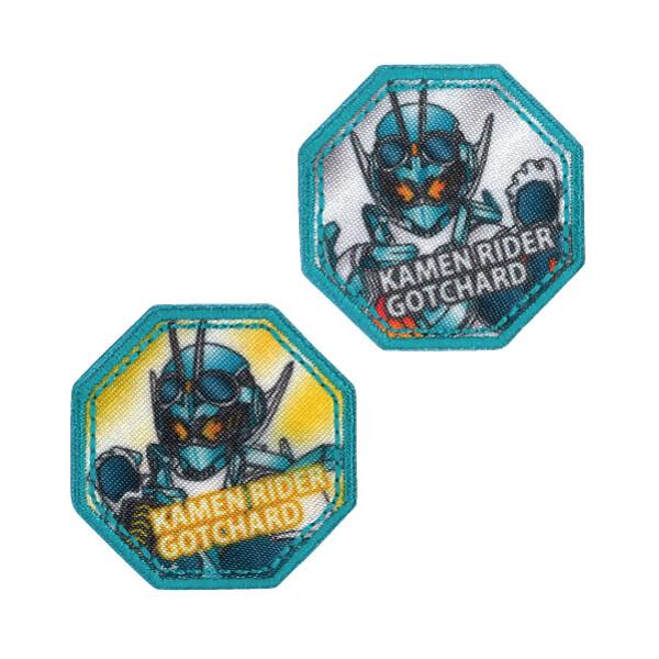 仮面ライダー ガッチャード ワッペン 2柄 3.2×3.2cm シール・アイロン