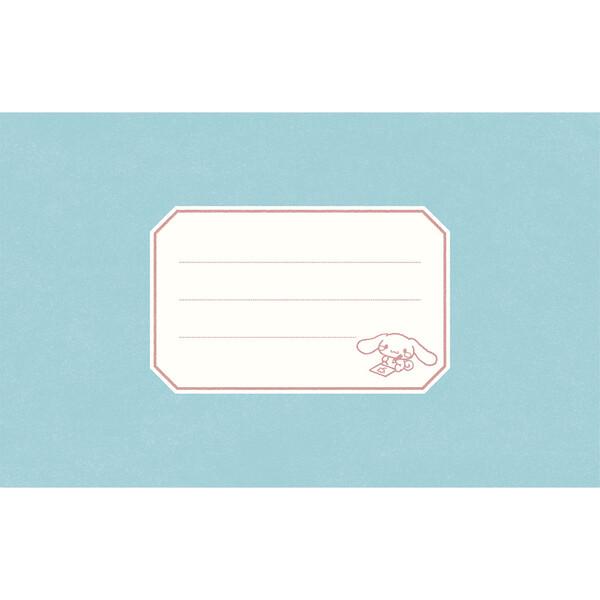 シナモロール 箔押し ミニレターセット 便箋 封筒 シール 手紙 手書き