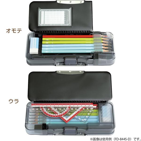 NEW うかサポ ペンケース 筆箱 2024年モデル えんぴつチェック両面筆入
