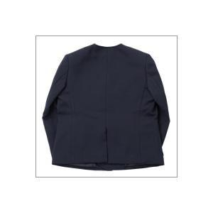 小学生 制服 上着 イートン シングル 厚手 B体 130B/140B/150B/160B/170B 男女兼用 丸洗い　大きいサイズ　濃紺_4