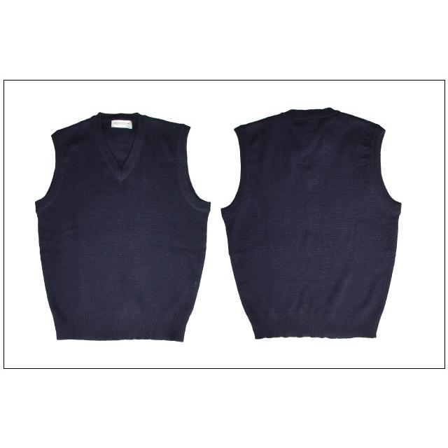 【売り尽くし】小学生 制服 スクール ベスト 100/110/120/130/140/150/160 男女兼用 ウール混 Vネック 濃紺 入学 冠婚葬祭 　 |  | 01
