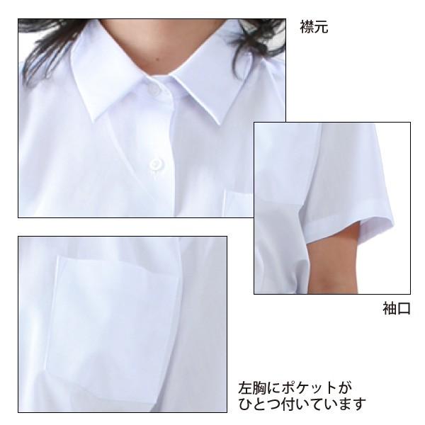 中学生 高校生 制服 女子用半袖 ワイシャツ カッターシャツ 150 155 160 165 170 175a 白 Rk4550a スクールキャロッツ 通販 Yahoo ショッピング