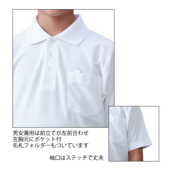 小学生 制服 半袖 ポロシャツ 110/120/130/140/150/160 cm 男女兼用 スクール用シャツ キッズ｜schoolcarrots｜02